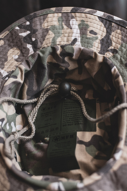 US GI Bush Hat with a chin strap, Rip-Stop fabric - Operation-camo