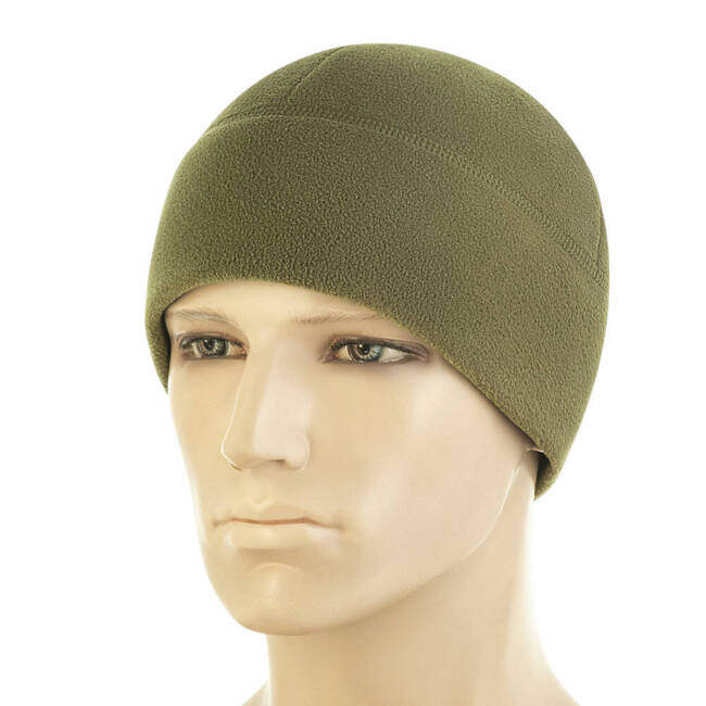 WATCH FLEECE HAT - ELITE BEANIE HAT (320g/m ) WITH SLIMTEX - TAN  - M-TAC