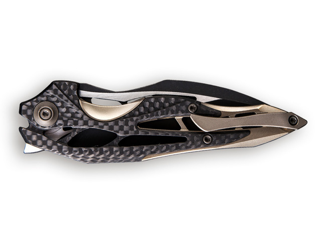 WE Knife Arrakis Carbon Champagne Two-Tone Knife