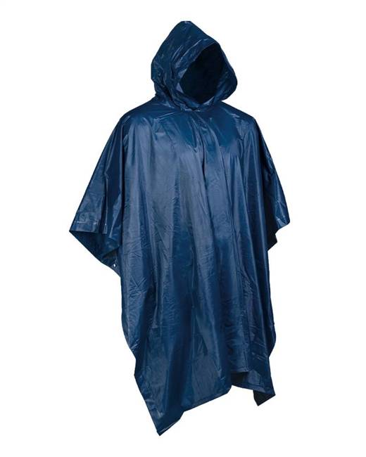 WET WEATHER PONCHO - DARK BLUE - MIL-TEC