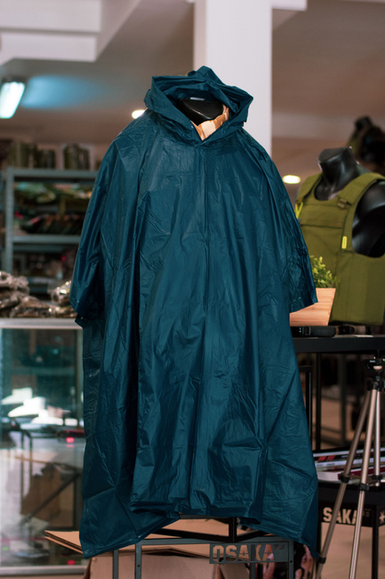 WET WEATHER PONCHO - DARK BLUE - MIL-TEC