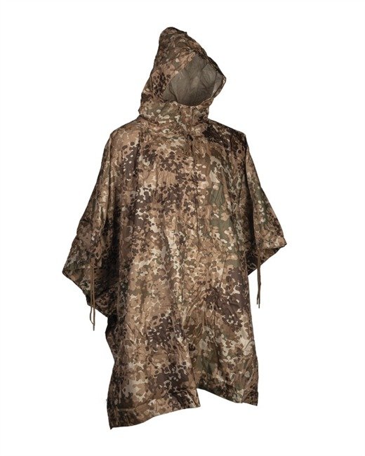 WET WEATHER PONCHO - RIPSTOP - Mil-Tec® - FLECKTARN ARID