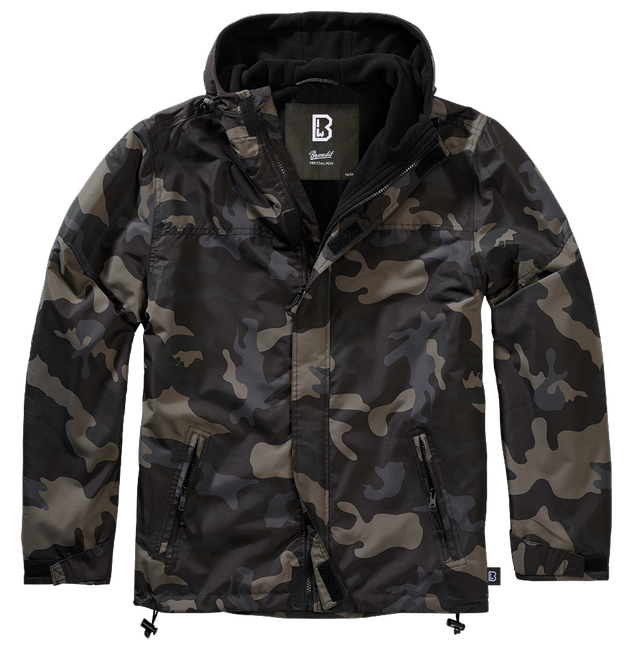 WINDBREAKER FRONT ZIP - DARK CAMO - BRANDIT