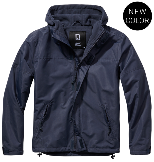 WINDBREAKER FRONT ZIP - NAVY - BRANDIT