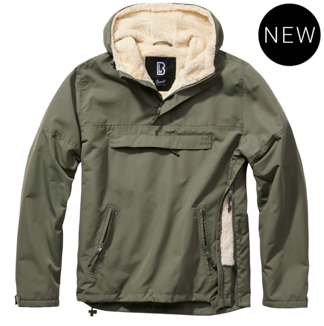 WINDBREAKER SHERPA - OLIVE - BRANDIT