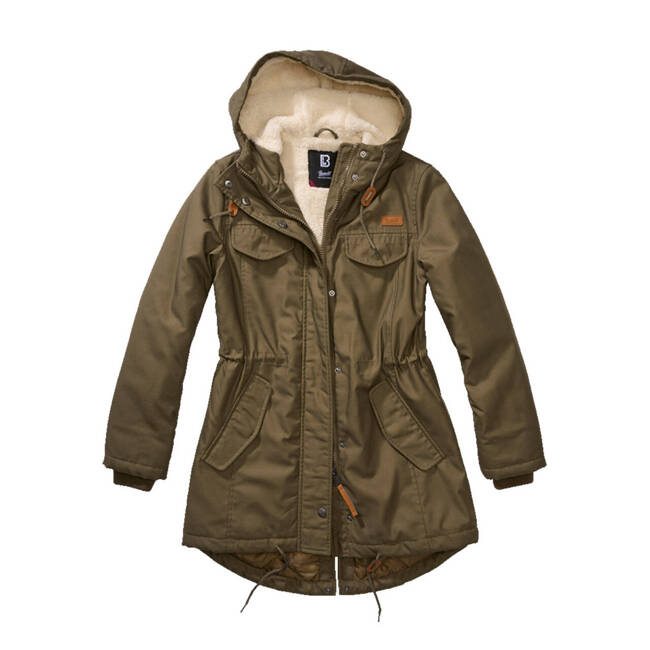 WOMEN'S PARKA JACKET - MARSH LAKE - OLIVE - BRANDIT