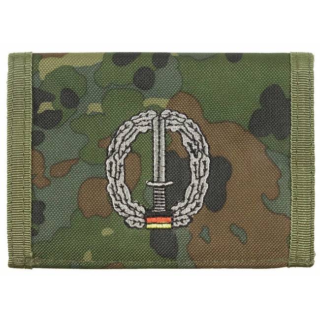 Wallet, BW camo, w/emb, logo Y