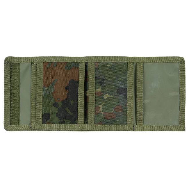 Wallet, BW camo, w/emb, logo Y