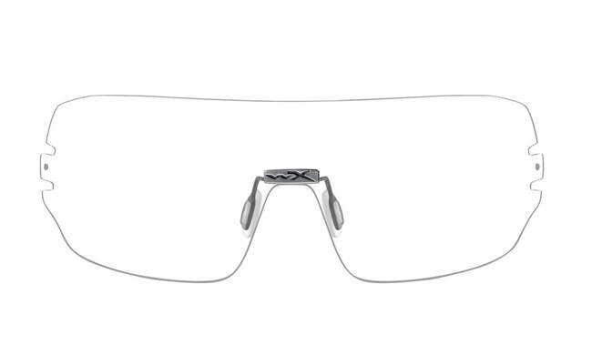 Wiley X interchangeable lenses, Polycarbonate, Compatible with Wiley X Detection glasses, UVA / UVB protection, Clear