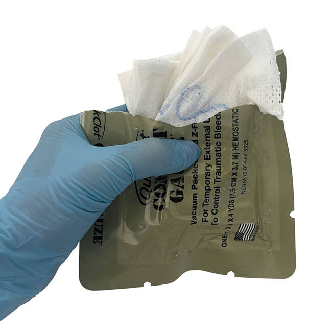 Z-folded Combat Gauze - QuikClot by Teleflex