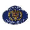 Emblema brodata coifura Politia Locala - model 2, cu aplicare Velcro (cu scai)