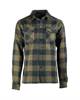 FLANNEL SHIRT - BLACK / OD - MIL-TEC