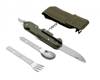 FOLDABLE CUTLERY SET - WITH NYLON POUCH