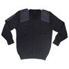 GB PULLOVER - POLICE - V-NECK - BLUE - USED