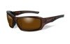 Glasses - Wileyx - ECHO Polarized Amber Matte Layered Tortoise Frame