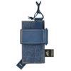 INVERTED PISTOL HOLDER INSERT - NYLON POLYESTER BLEND - BLUE MELANGE