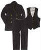 ITALIAN UNIFORM - WITH PANTS AND VEST - NAVY - LIKE NEW - KIDS SIZE