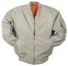 JACKET US MA1 FLIGHT SILVER 