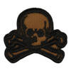 PATCH OLD SKULL - COYOTE/BLACK - M-TAC