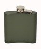 STAINLESS STEEL FLASK - OD (Olive Drab) - 6 OZ/170 ML 