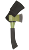 STEEL HATCHET WITH COVER - MIL-TEC® - OD