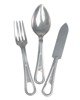 US STAINLESS STEEL 3-PC. EATING UTENSIL