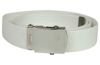 US White COTTON WEB BELT