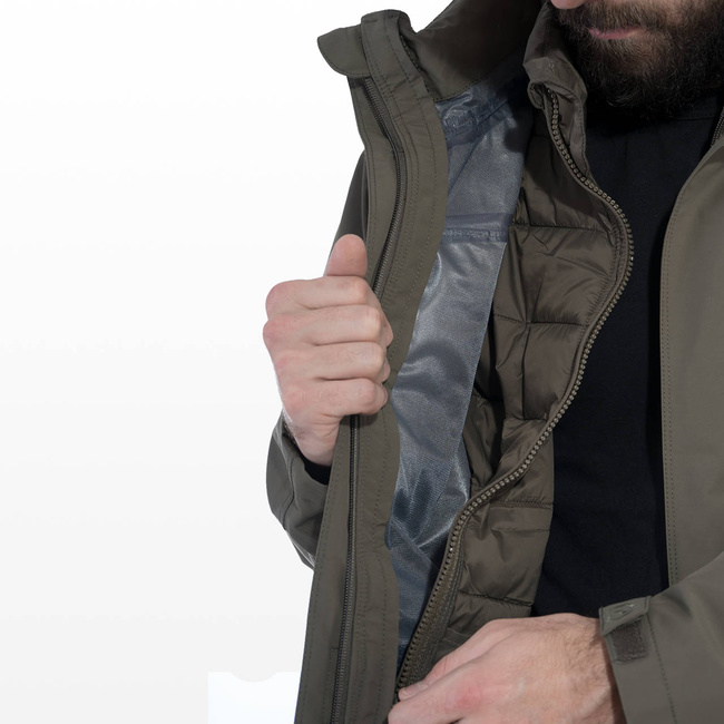 SHELL PARKA JACKET - WATERPROOF - "HURRICANE" - PENTAGON® - GR CAMO