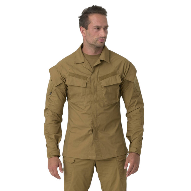 Modern egyenruhás ing - Raid - Polycotton Stretch Ripstop - Coyote - Helikon-Tex