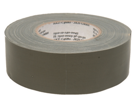 GERMAN TANK ADHESIVE TAPE - OD - Mil-Tec - 50M/75 MM