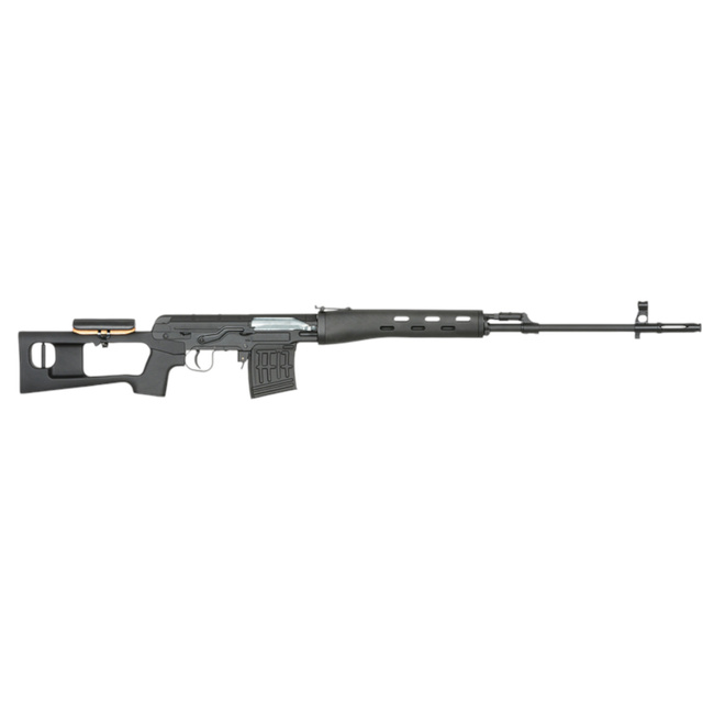 SVD AIRSOFT BOLT ACTION SNIPER RIFLE  - BLACK - AGM