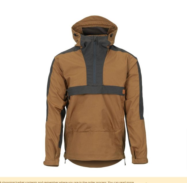 WOODSMAN Anorak Dzseki -  Helikon Tex ® - Coyote - Szurke