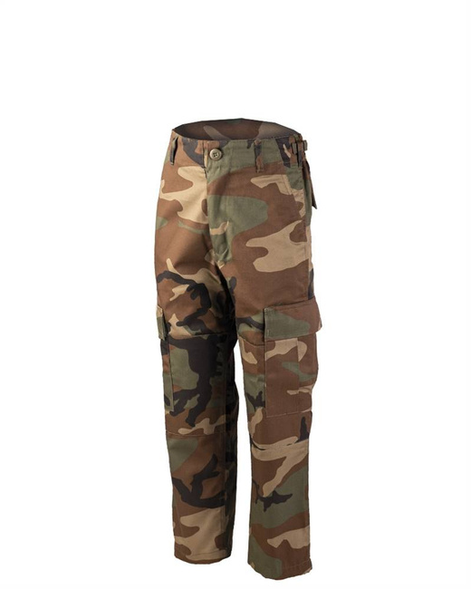 KIDS BDU PANTS - US ARMY STYLE - Mil-Tec® - WOODLAND