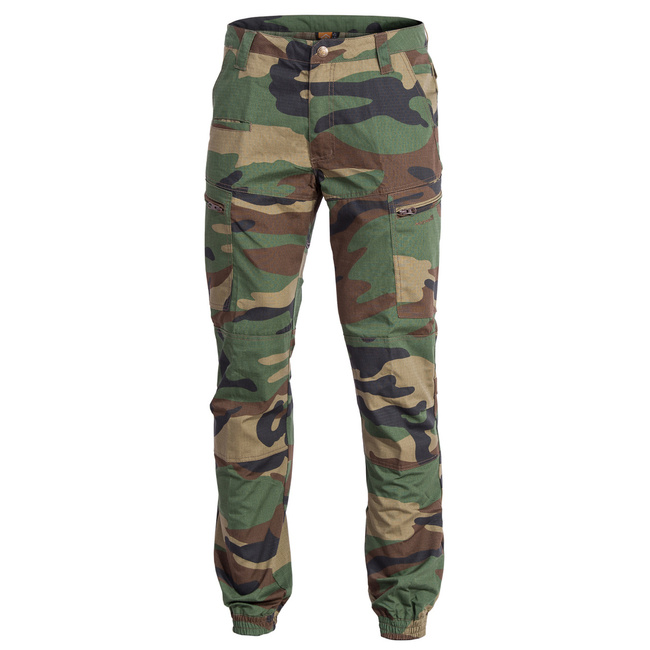 RIP-STOP PANTS - "YPERO" - PENTAGON® - WOODLAND - LENGTH 30″