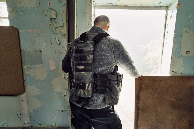 TACTICAL VEST - DARK CAMO - BRANDIT