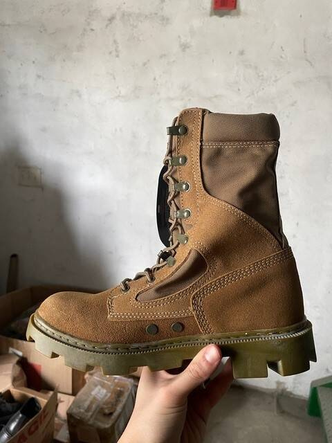 COMBAT BOOTS - USA PANAMA JUNGLE 3.0 - TRU SPEC - USA MILITARY SURPLUS - COYOTE - LIKE NEW