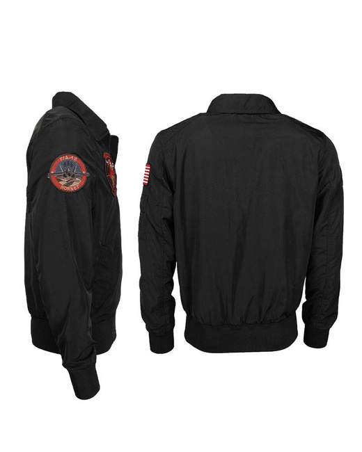 TOP GUN FLIGHT JACKET - "HORNET" - BLACK - Mil-Tec®