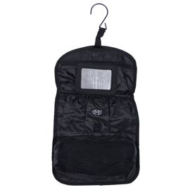 Washbag, black, various pockets