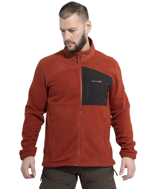 FLEECE JACKET WITH ZIPPER - ATHOS 2.0 - PENTAGON® - COYOTE