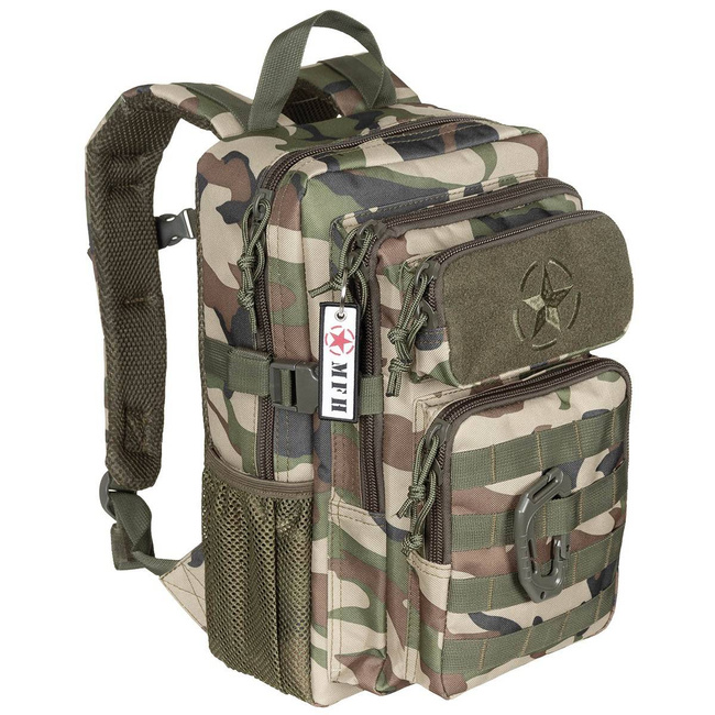 US ASSAULT BACKPACK - "YOUNGSTER" - 15 L - MFH® - WOODLAND