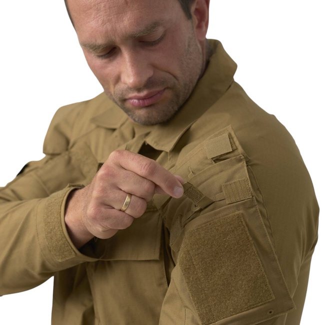 Modern uniform shirt - Raid - Polycotton Stretch Ripstop - Olive RAL 7013 - Helikon-Tex