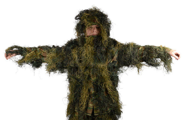 GHILLIE SUIT - 4 PIECES - Mil-Tec - WOODLAND