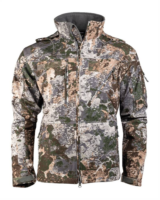 SCU 14 SOFTSHELL JACKET, PHANTOMLEAF WASP I Z1B - MIL-TEC