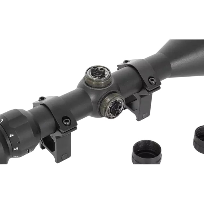 SCOPE 3-9X50 WITH HIGH MOUNTING RINGS - PCS