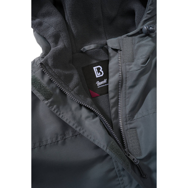 LADIES JACKET - FRONTZIP WINDBREAKER - ANTHRACITE - BRANDIT 