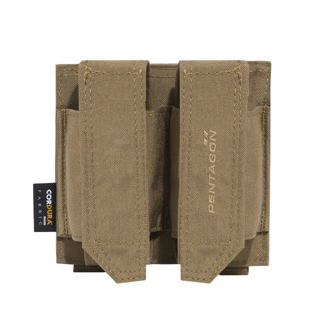 DOUBLE FB POUCH - 13.5 x12 x 4.5 CM - Pentagon® - COYOTE