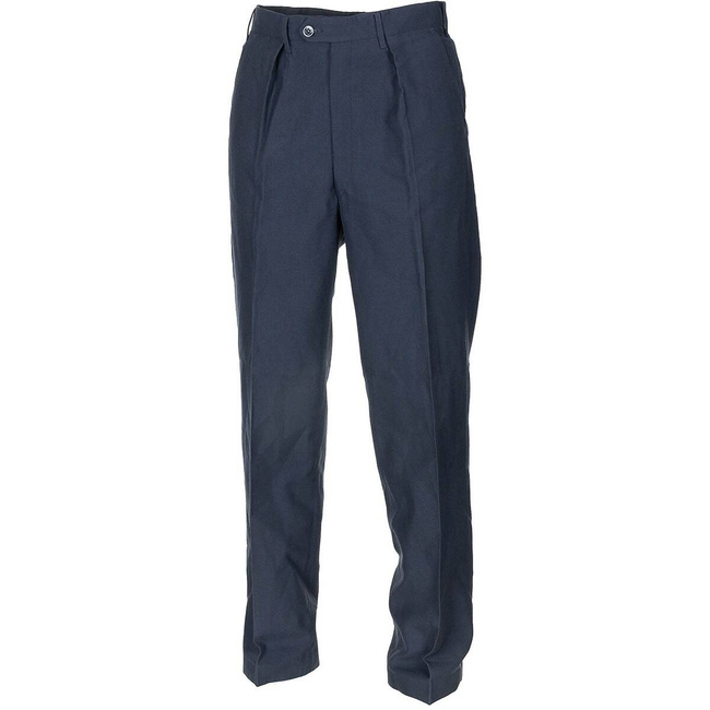 LONG BLUE TROUSERS - MILITARY SURPLUS FROM THE SWEDISH ARMY - LIKE NEW