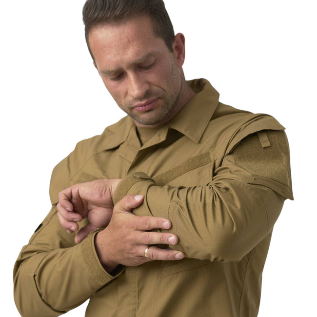 Modern uniform shirt - Raid - Polycotton Stretch Ripstop - Olive RAL 7013 - Helikon-Tex