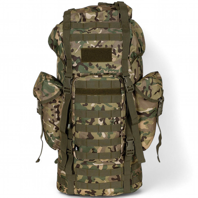 HÁTIZSÁK COMBAT BW - MOLLE - ALUMÍNIUM RÚD - 65 L - MFH - OPERATION CAMO