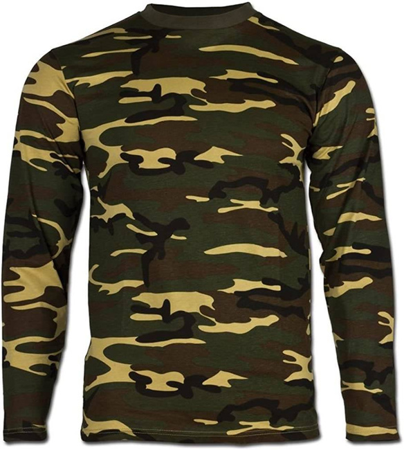 LONG SLEEVE SHIRT - Mil-Tec® - WOODLAND